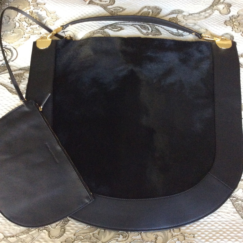 Diane Von Furstenberg Pony Fur with Black Leather